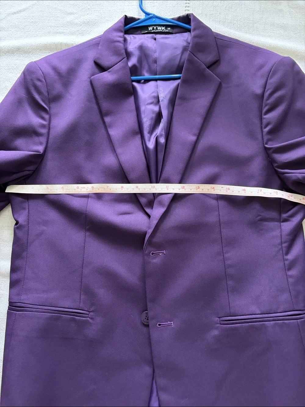 New Men's Purple Blazer – Tailored Modern Fit medium /38R Clemson